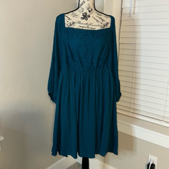 Torrid Teal Dress NWT - Picture 1 of 6